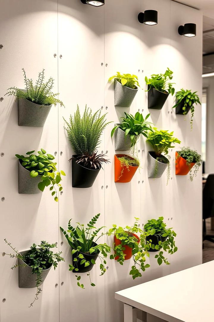 Botanical Pocket Garden - 30 Indoor Plant Wall Ideas