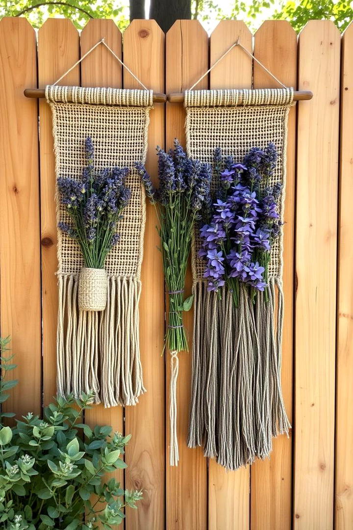 Botanical Wall Hangings - 30 Garden Art Ideas