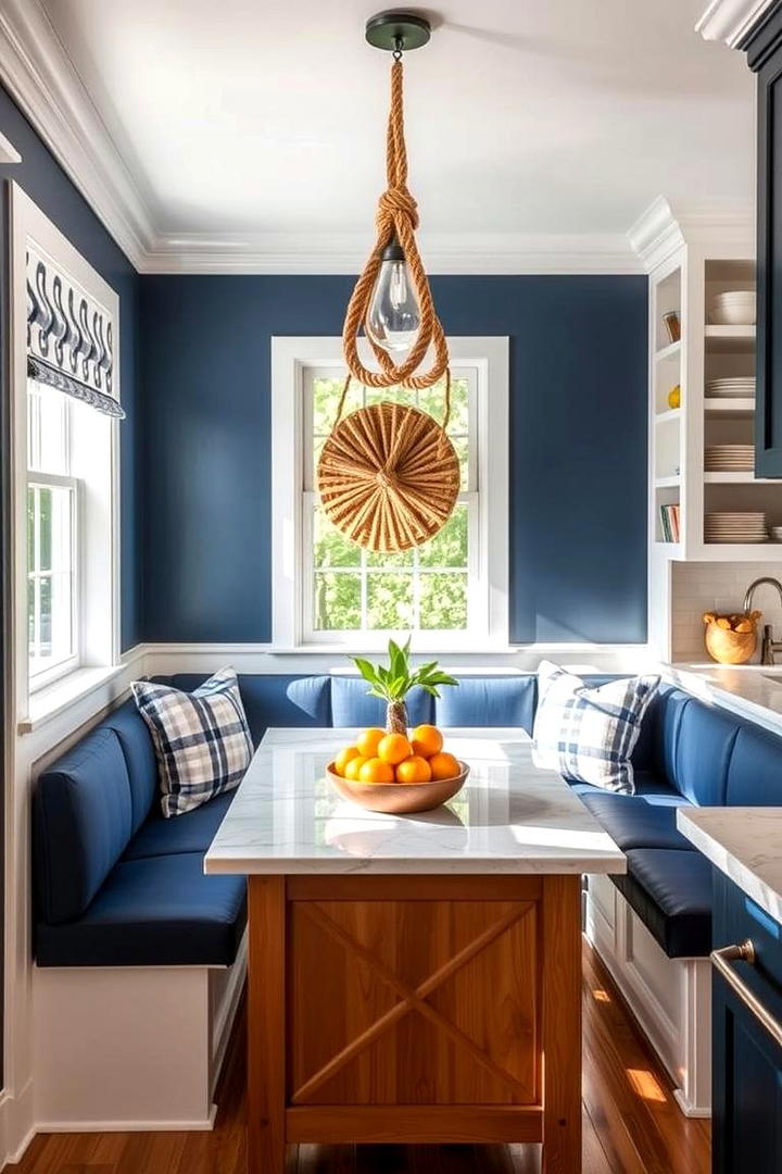 Breakfast Nook with Built ins - 30 Bay Window Ideas