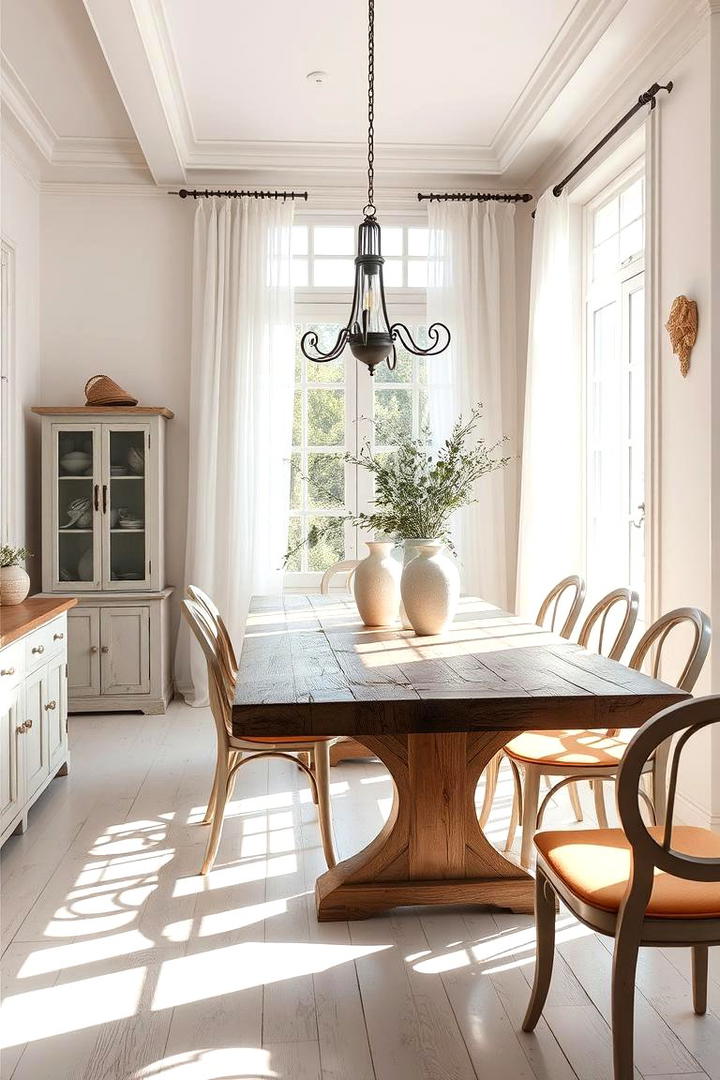 Bright Airy Spaces - 21 French Country Dining Room Ideas