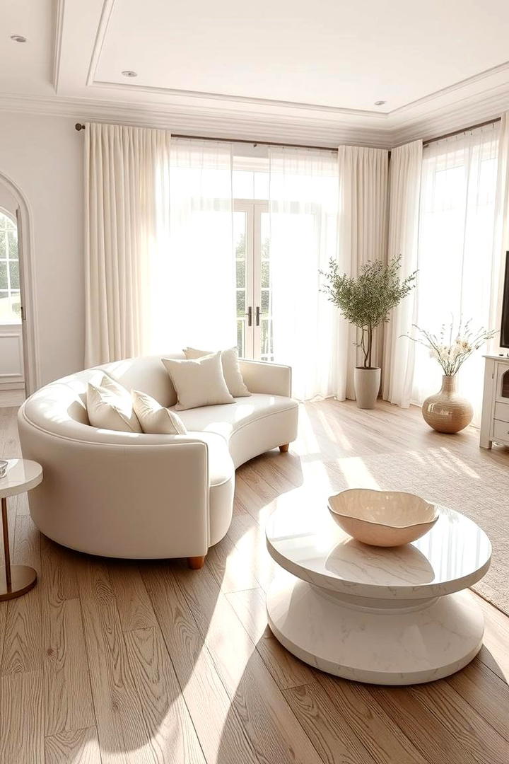 Bright Ambience Greige Living Room - 30 Greige Living Room Ideas