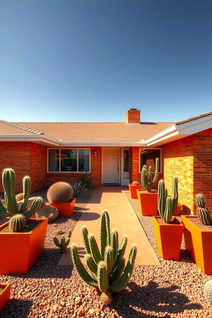 Bright Brick Orange - 30 Exterior Brick Paint Color Ideas