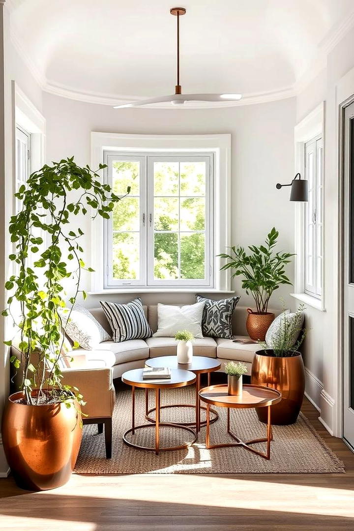 Bright Gathering Nook - 30 Bay Window Ideas