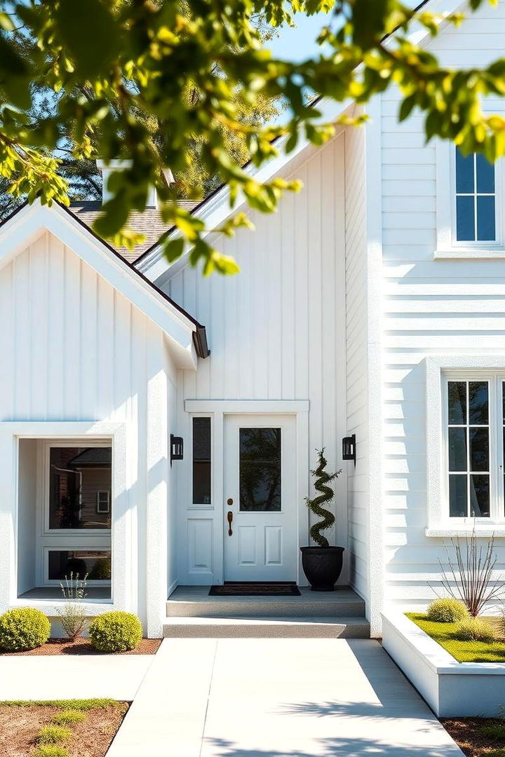 Bright White Facades - 30 Scandinavian House Exterior Ideas