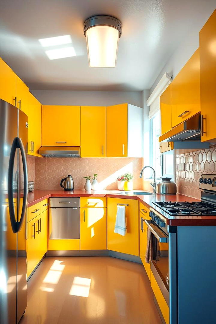 Bright Yellow Optimism - 21 Kitchen Cabinet Color Ideas