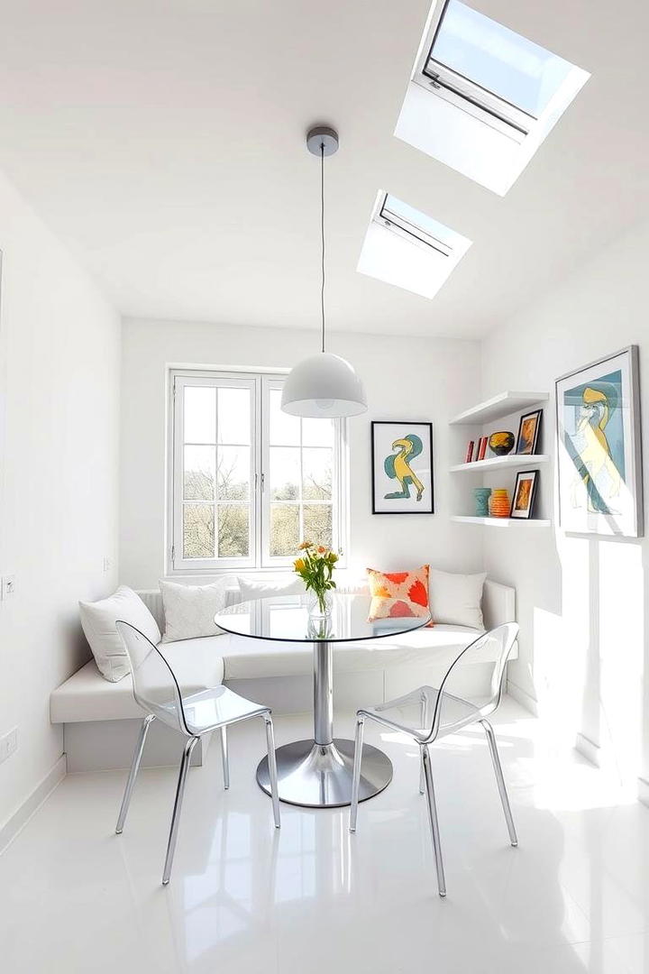 Bright and Airy Breakfast Nook - 21 Breakfast Nook Ideas