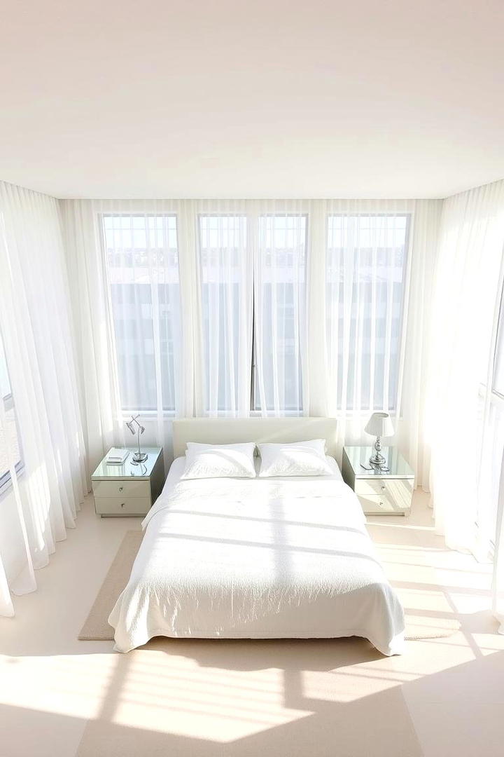 Bright and Airy Retreat - 21 White Bedroom Ideas