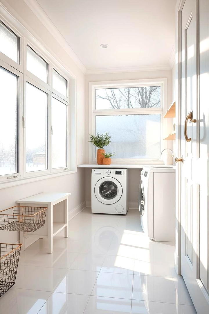 Bright and Airy Spaces - 30 Mudroom Laundry Room Ideas