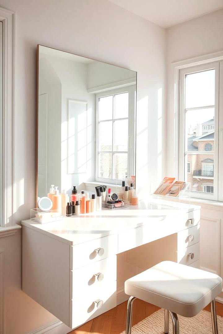 Bright and Airy Vanity Setup - 30 Makeup Vanity Ideas