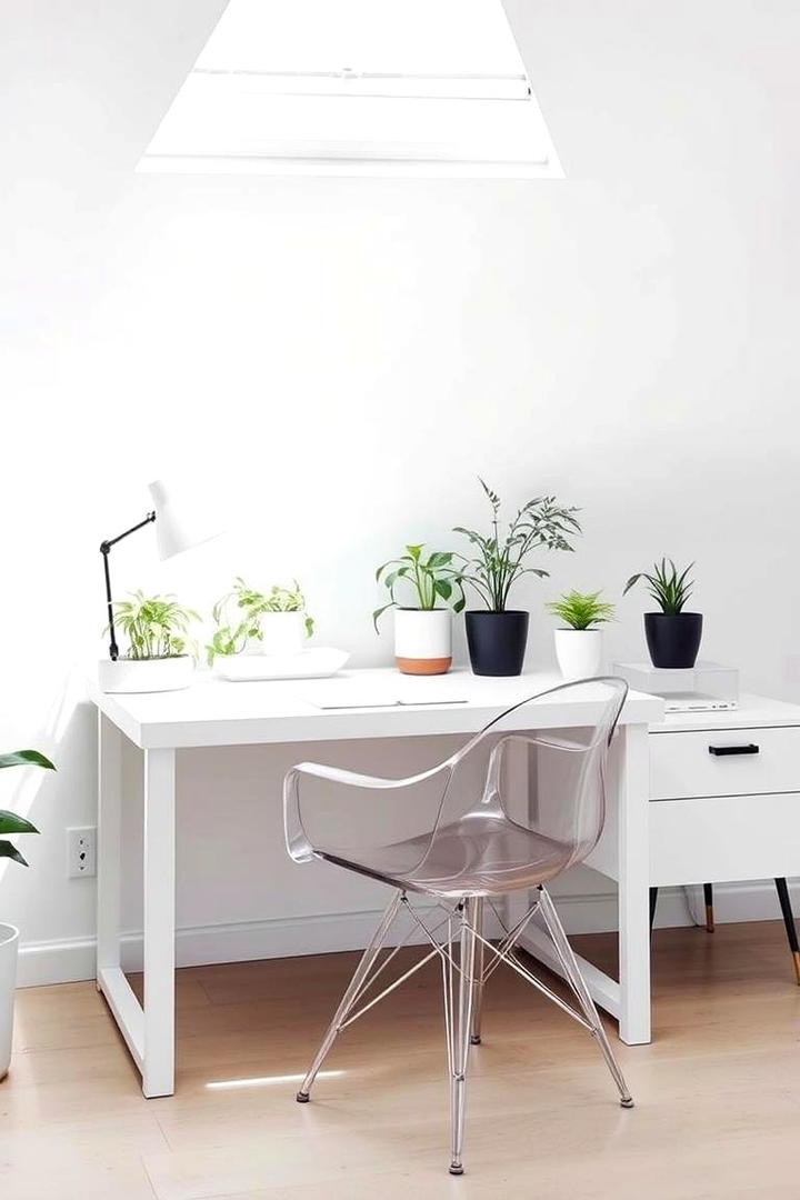 Bright and Airy Workspace - 30 She Shed Interior Ideas