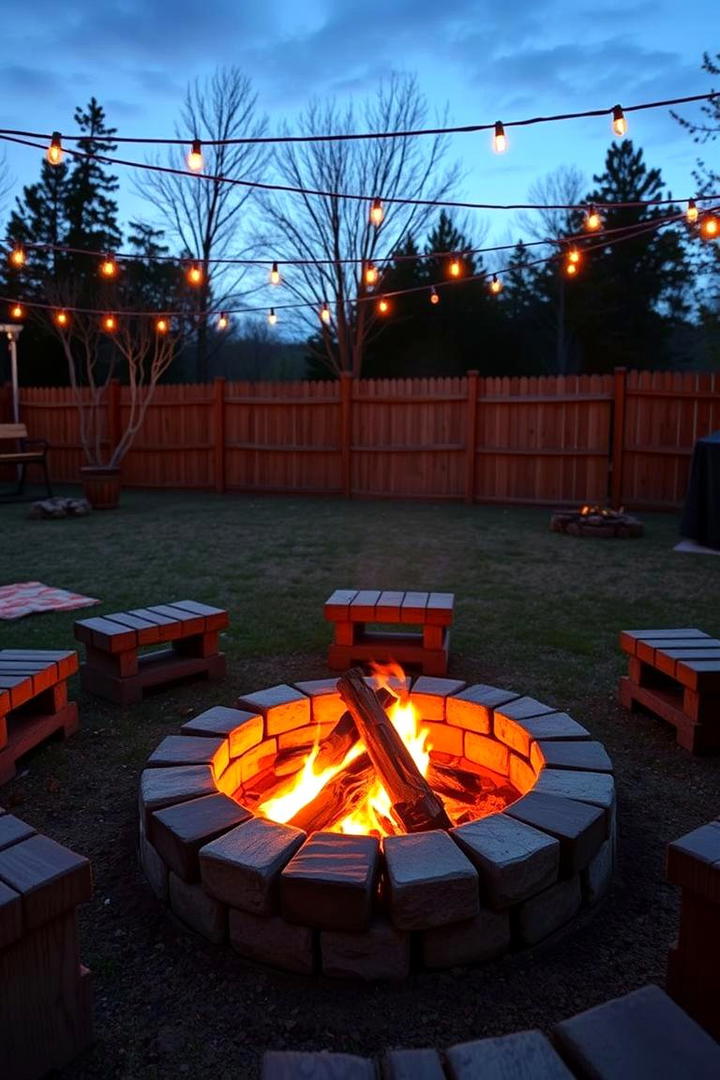 Budget Friendly Fire Pit - 21 Backyard Ideas on a Budget