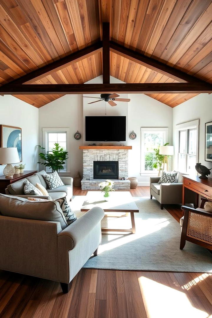 Budget Friendly Renovation Ideas - 30 Vaulted Ceiling With Beams