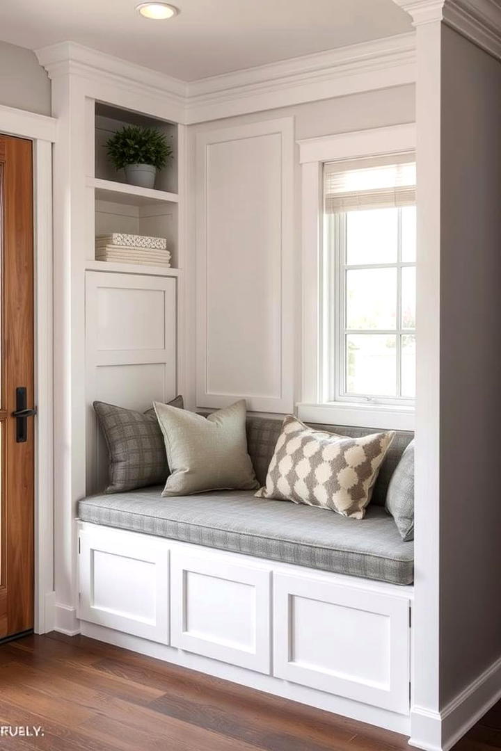 Built In Banquette with Storage - 21 Banquette Seating Ideas