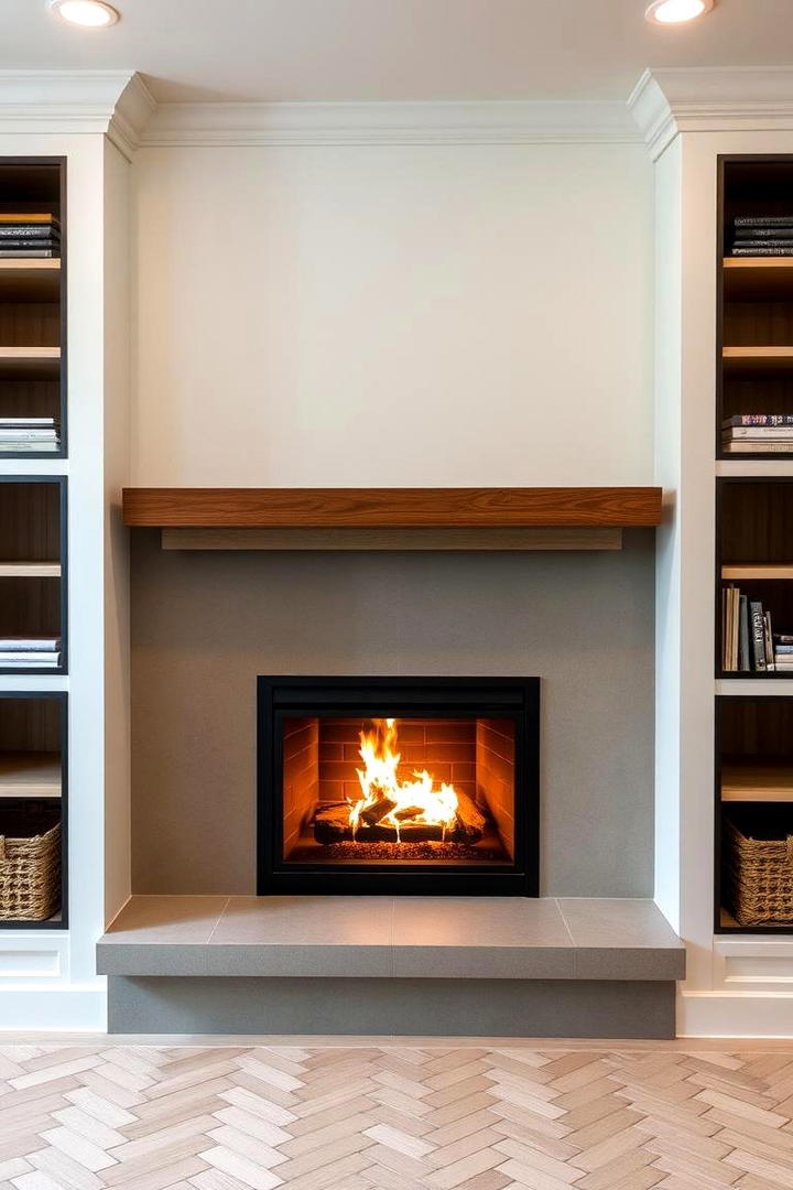 Built In Fireplace Storage - 30 Living Room Storage Ideas