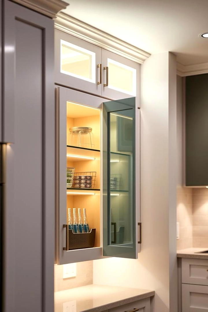 Built In Lighting Systems - 21 Kitchen Cabinet Organization Ideas