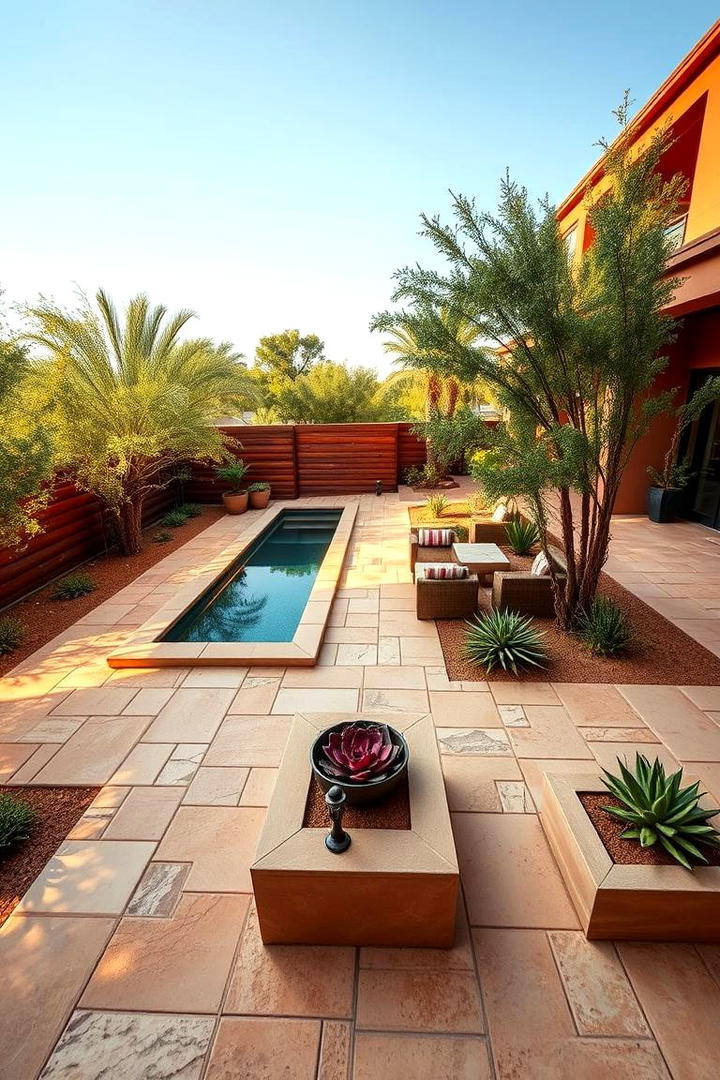 Built In Planter Pavers - 30 Pavers Around Pool Ideas