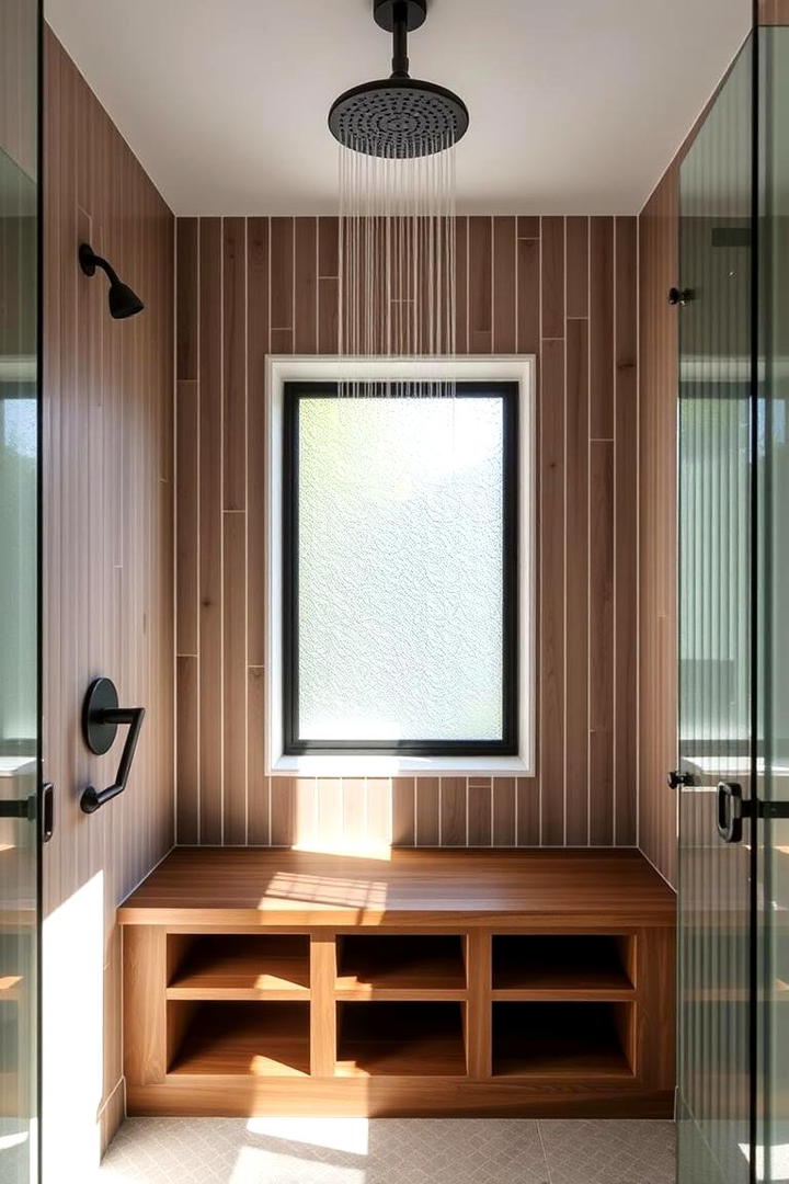 Built in Bench Seating - 21 Small Shower Ideas