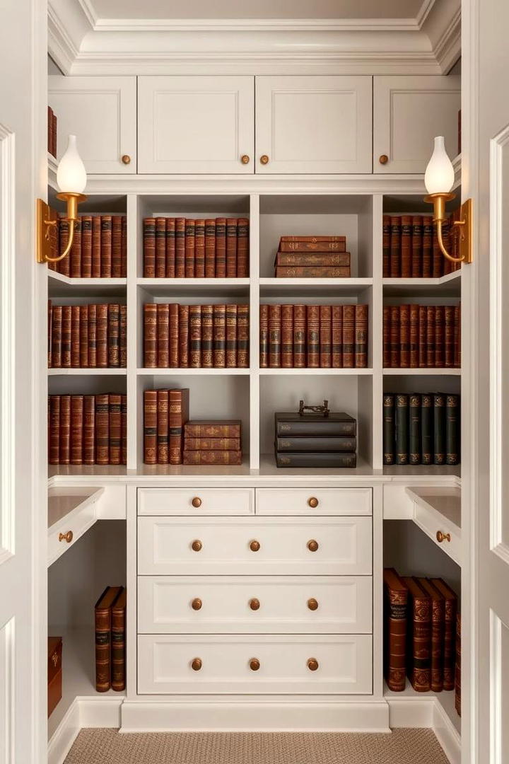 Built in Bookcase Shelving - 30 Closet Shelving Ideas