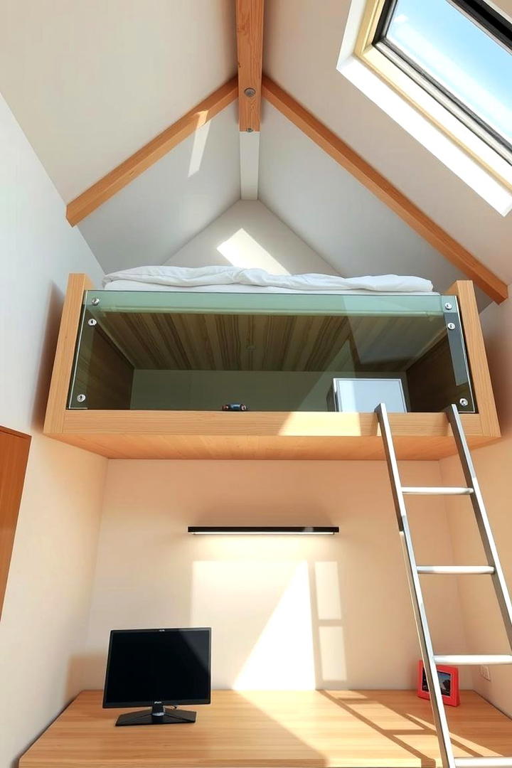 Bunk Room Featuring a Private Lofted Area - 30 bunk room ideas