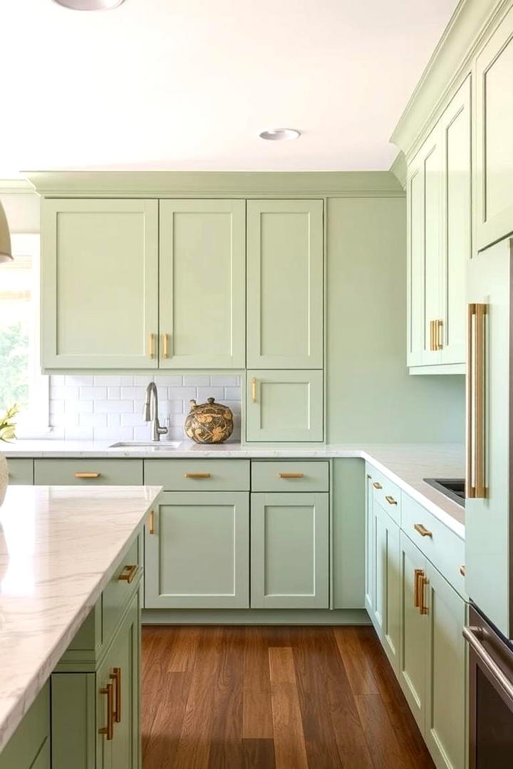 Cabinet Repainting for Renewal - 21 Small Kitchen Ideas on a Budget