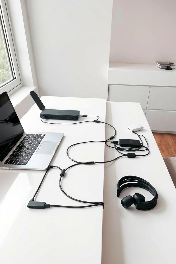 Cable Management Solutions - 21 Desk Organization Ideas