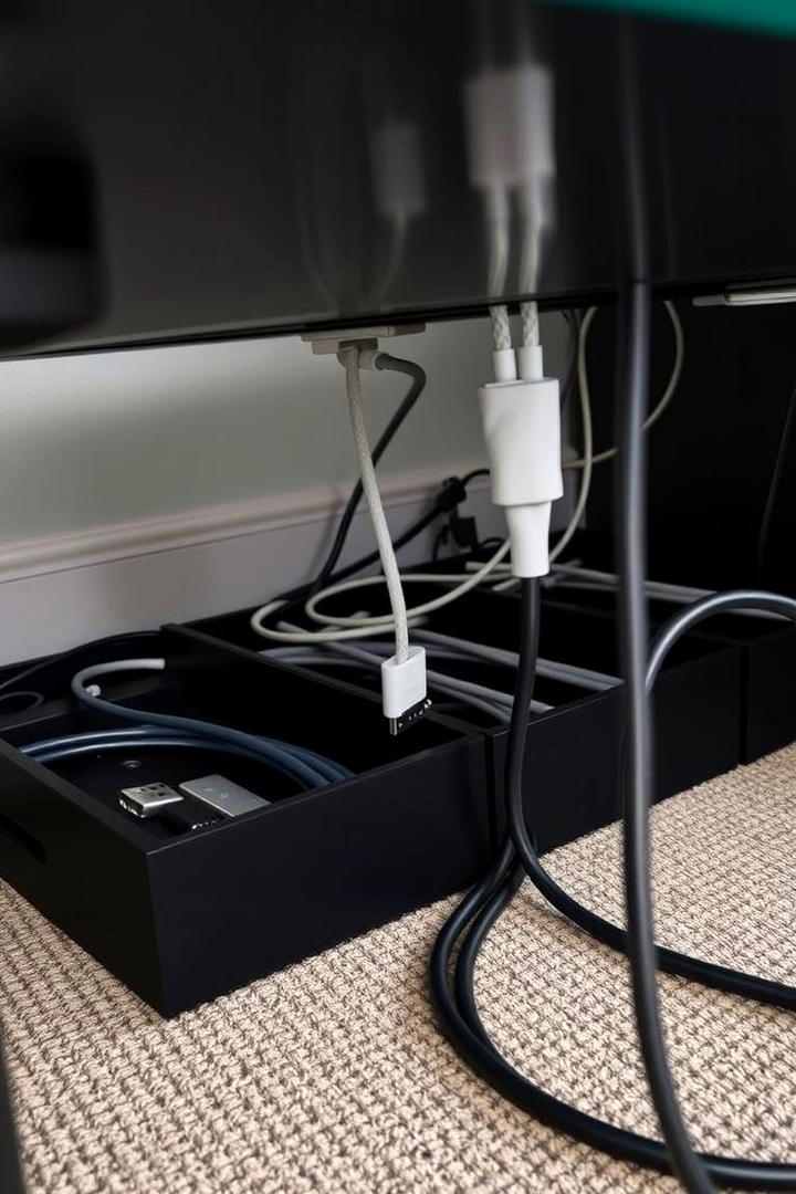 Cable Management Systems - 21 Modern Home Office Ideas