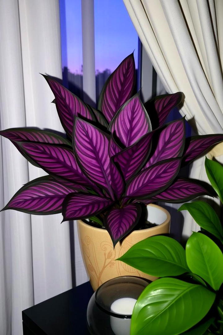 Calathea Artistic Leaf Patterns - 30 Indoor Plants That Dont Need Sun