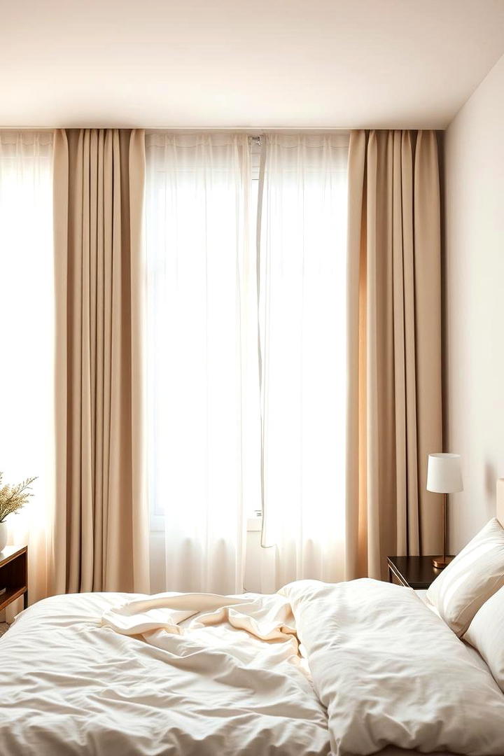 Calming Window Treatments for Privacy and Peace - 17 Relaxing Bedroom Ideas