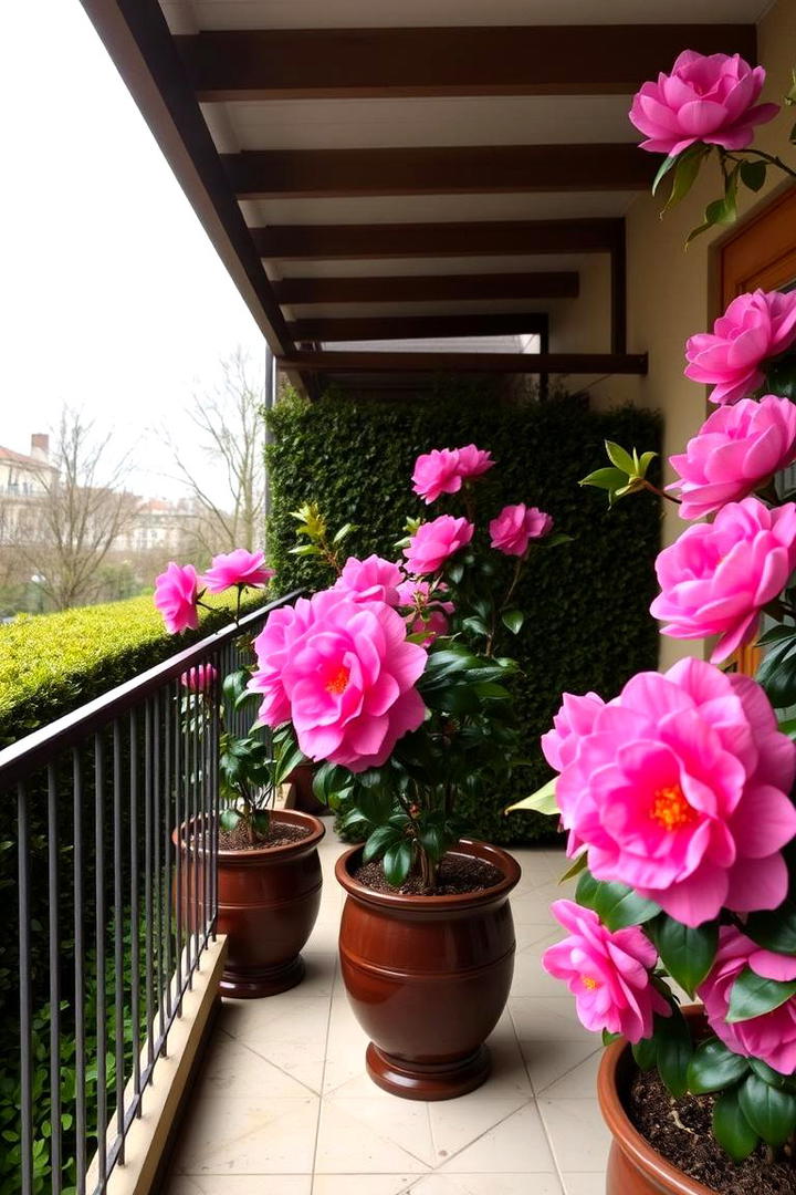 Camellias - 30 Flowering Plants for Balcony