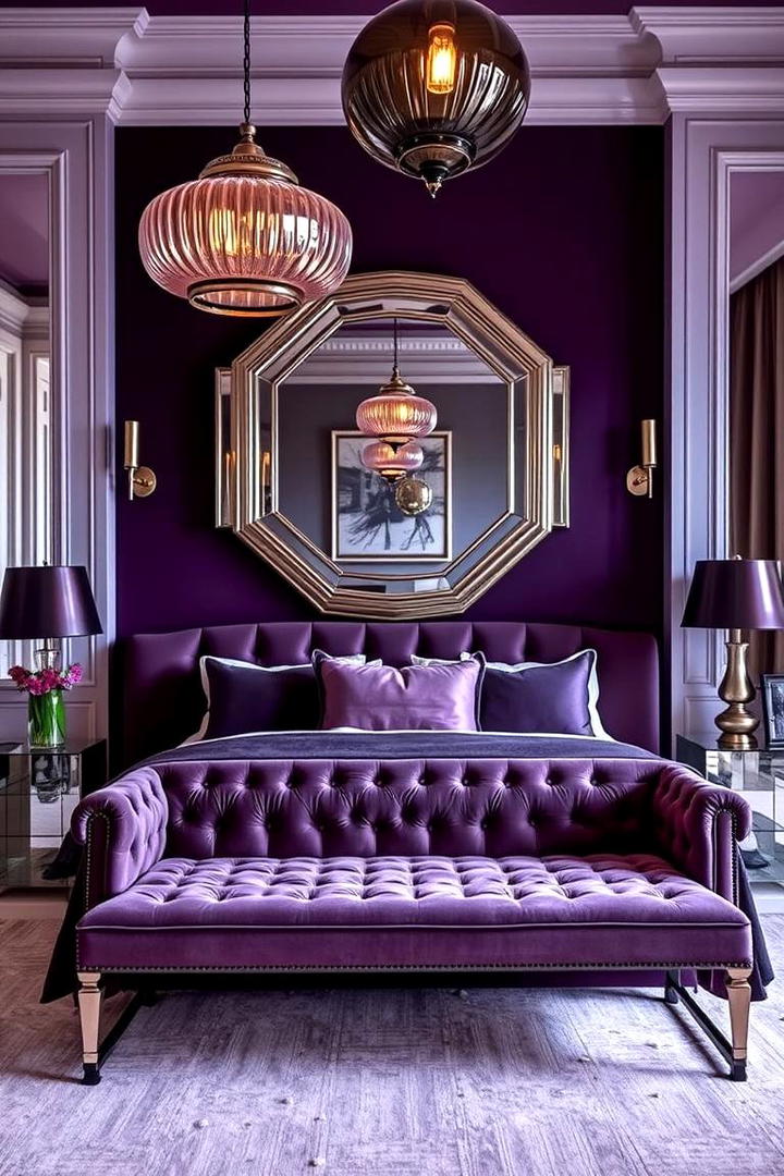 Captivating Grape Glamour - 30 Purple Bedroom Ideas