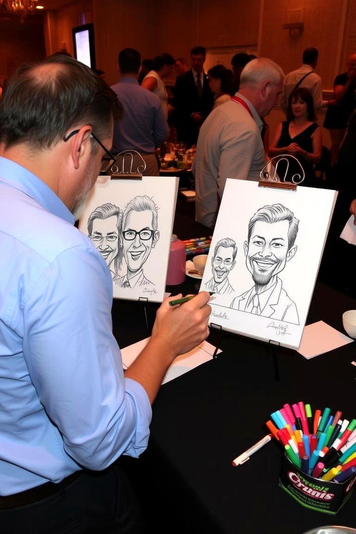 Caricature Artist - 21 Wedding Entertainment Ideas