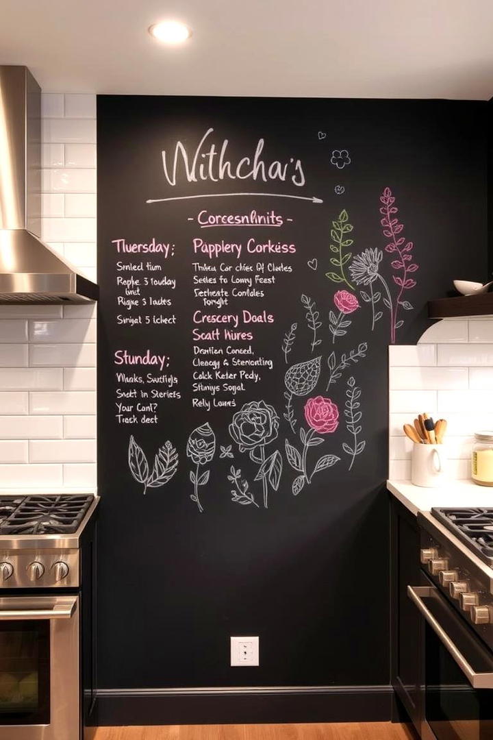 Chalkboard Walls - 21 Wall Decor Ideas