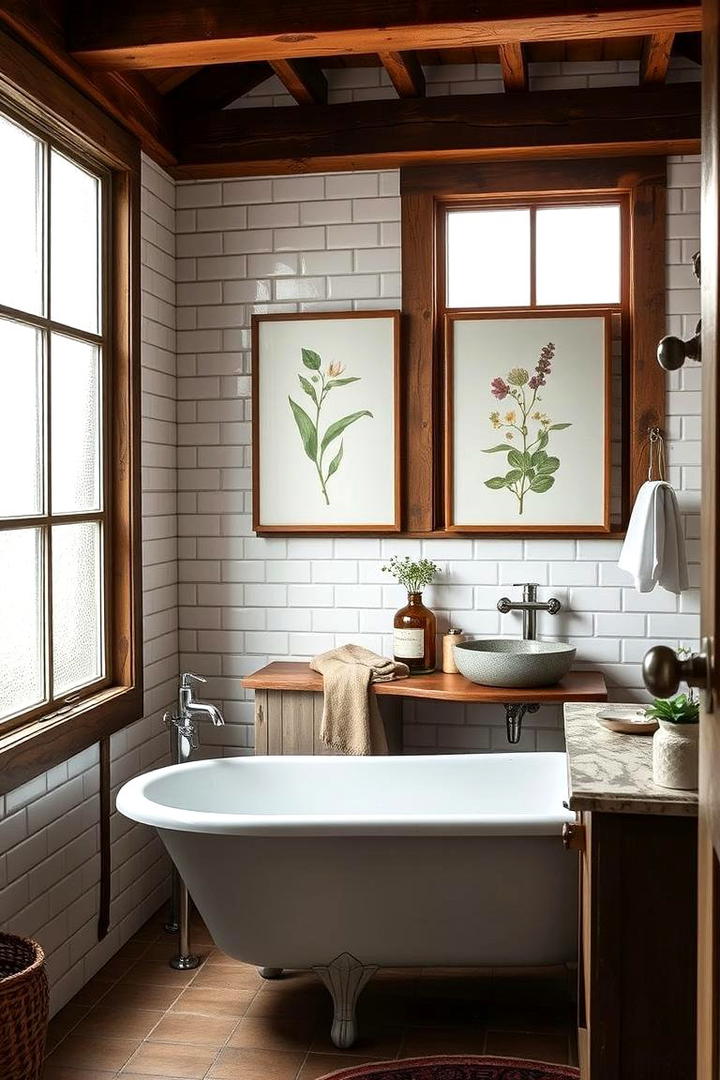 Charming Bathroom Makeover - 21 Farmhouse Decor Ideas