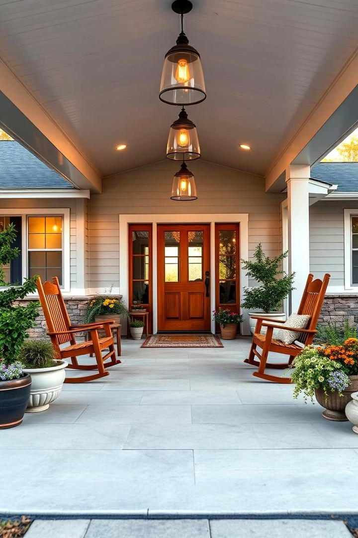 Charming Front Porch Retreat - 21 Curb Appeal Inspiration for Ranch Homes