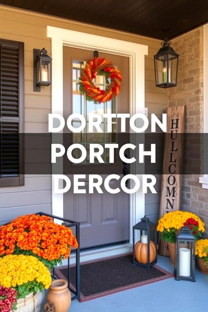 Charming Outdoor Porch Decor - 21 Fall Decor Ideas