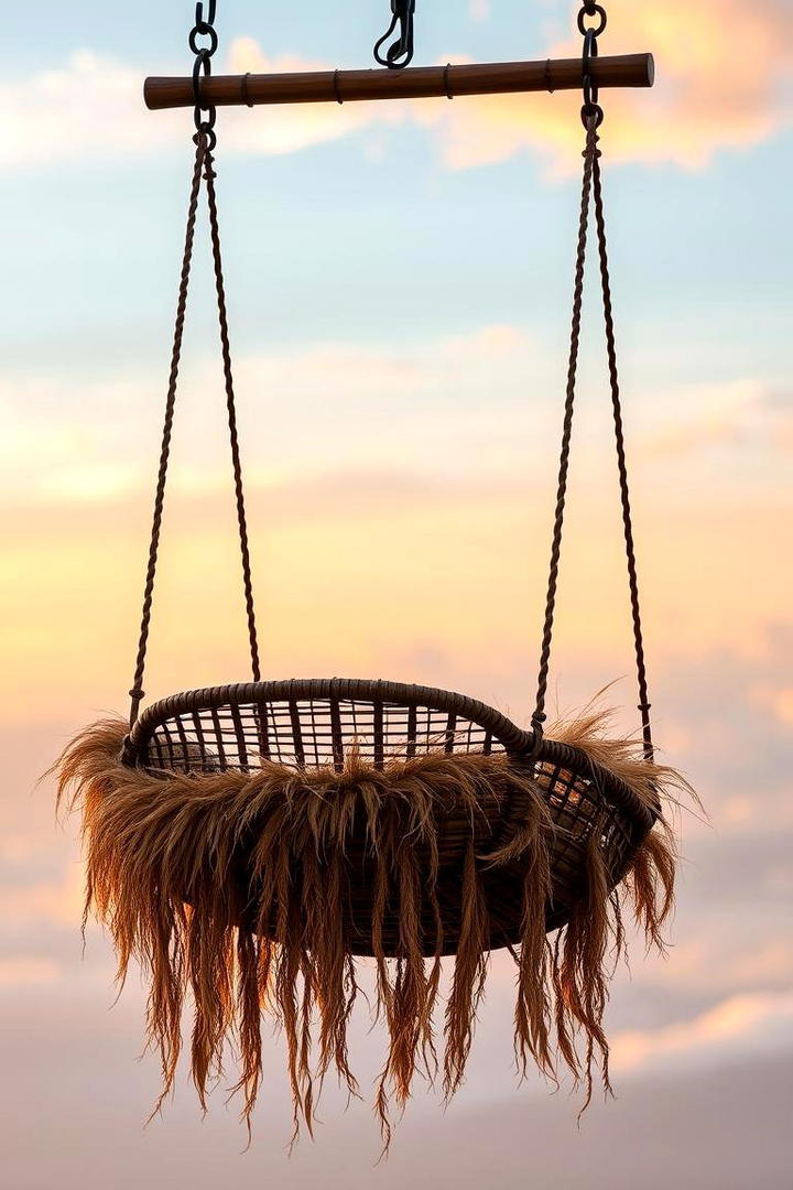 Charming Pampas Swing Decor - 30 Pampas Grass Wedding Decor Ideas