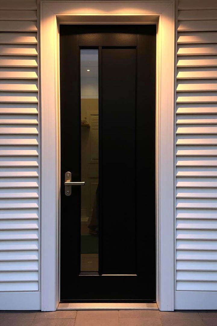 Chic Black - 30 Mid Century Front Door Colors