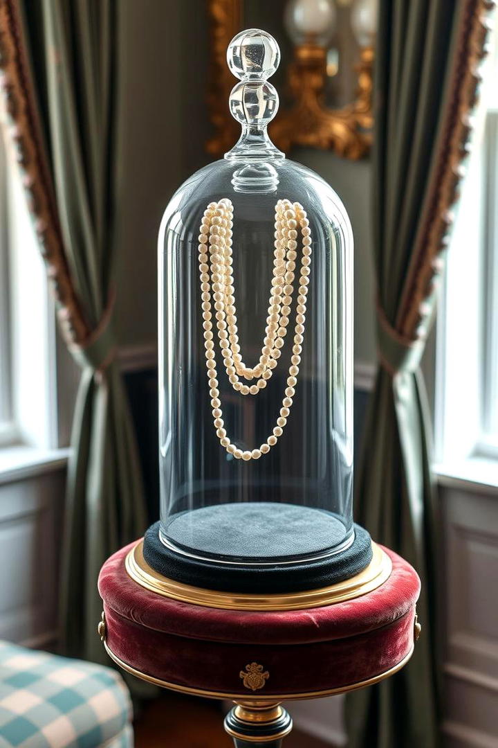 Chic Glass Jewelry Dome - 30 Jewelry Storage Ideas