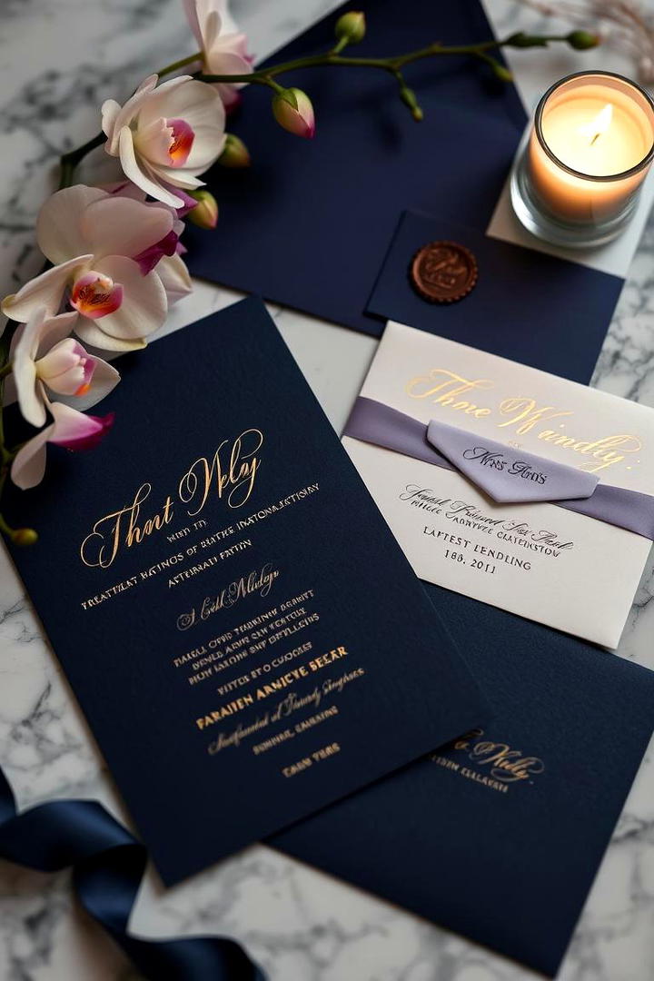 Chic Invitation Designs - 30 Glamorous Wedding Ideas