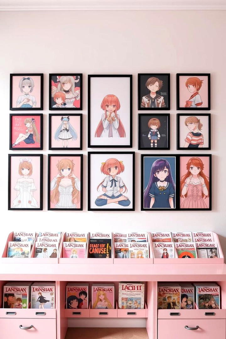 Chic Pink Poster Collection - 30 Pink Gaming Setup Ideas