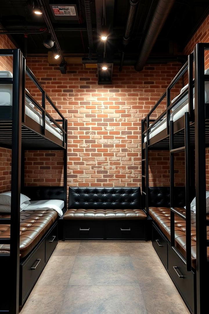 Chic Urban Bunk Room Retreat - 30 bunk room ideas