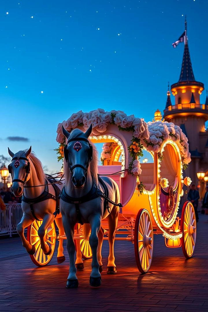 Cinderella Carriage Entrance - 30 Disney Wedding Ideas