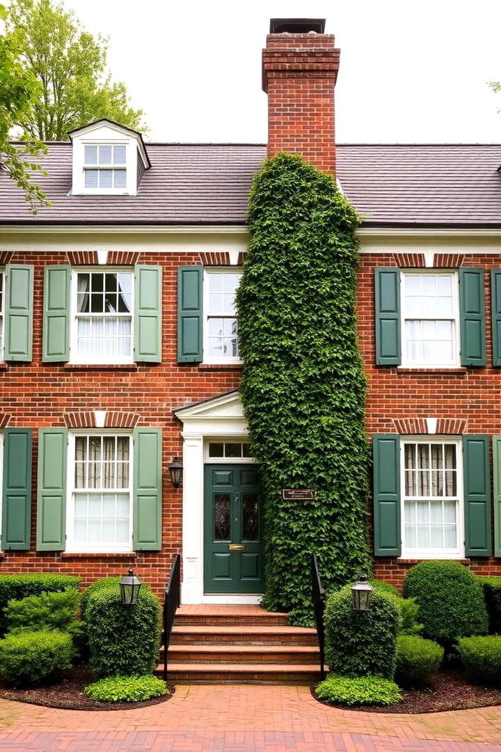 Classic Brick and Sage Blend - 21 Sage Green House Exterior Ideas