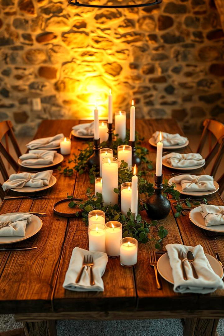 Classic Candlelight Ambience - 21 Dining Room Lighting Ideas