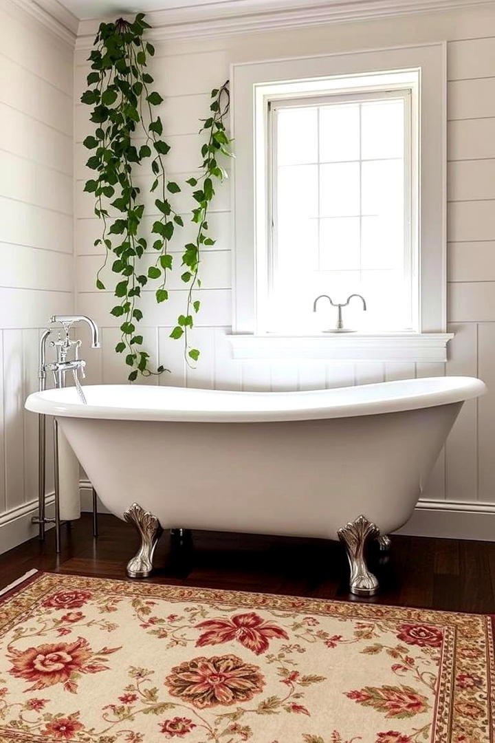 Classic Clawfoot Tub - 21 Country Bathroom Ideas