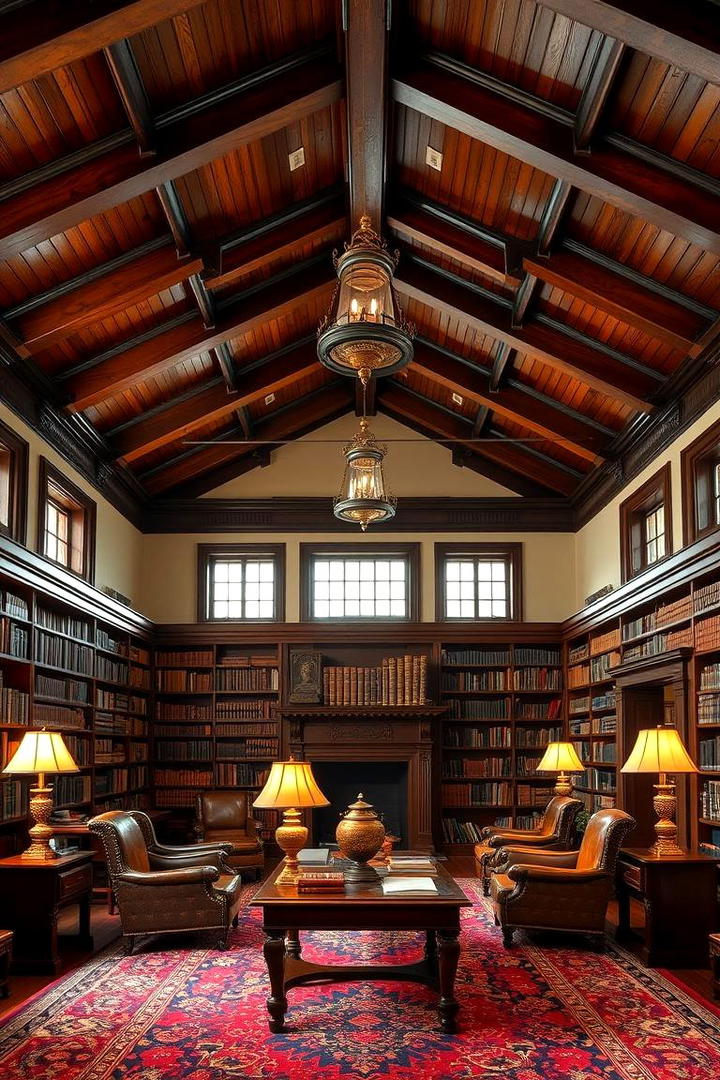 Classic Colonial Revival - 30 Vaulted Ceiling With Beams