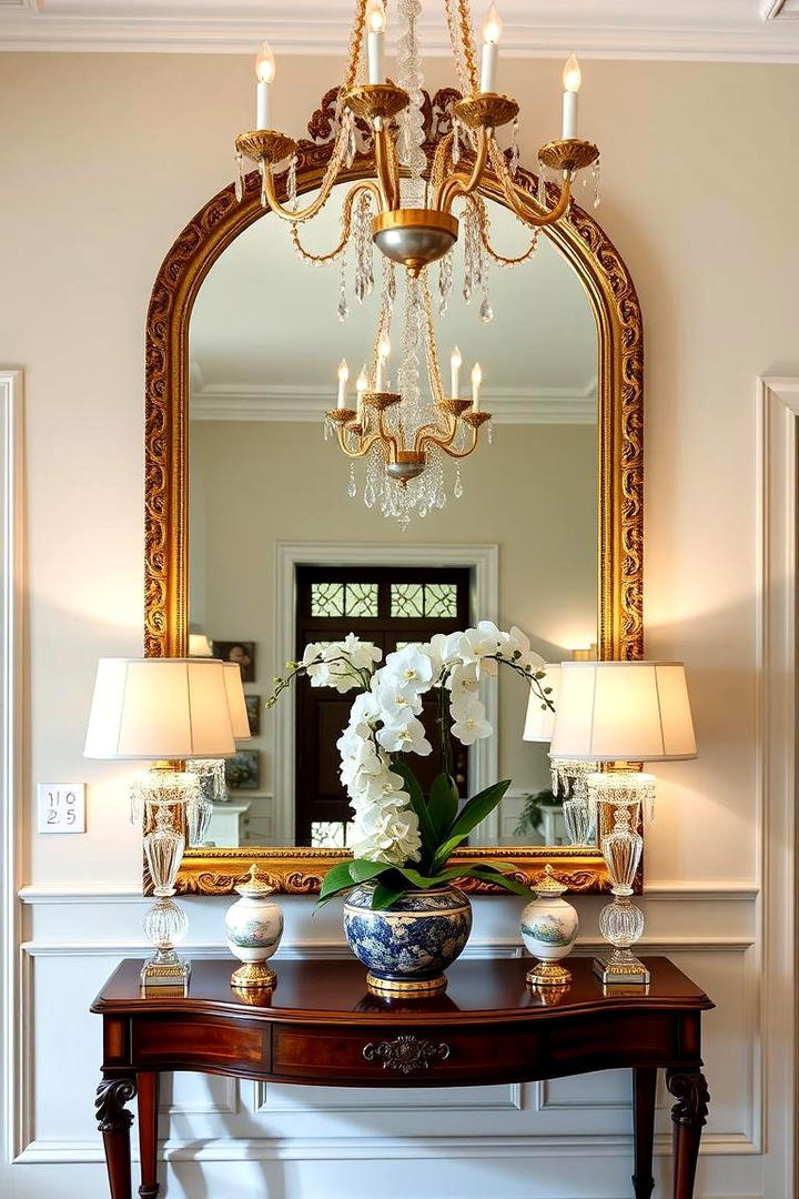 Classic Elegance - 30 Console Table Decor Ideas