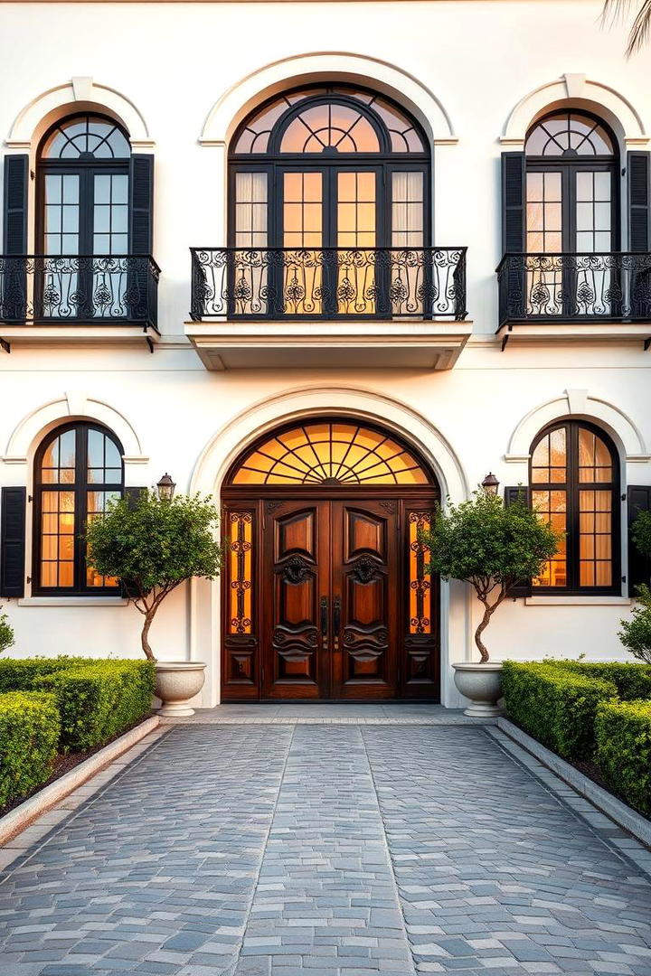 Classic European Influence - 21 Black and White House Exterior Ideas