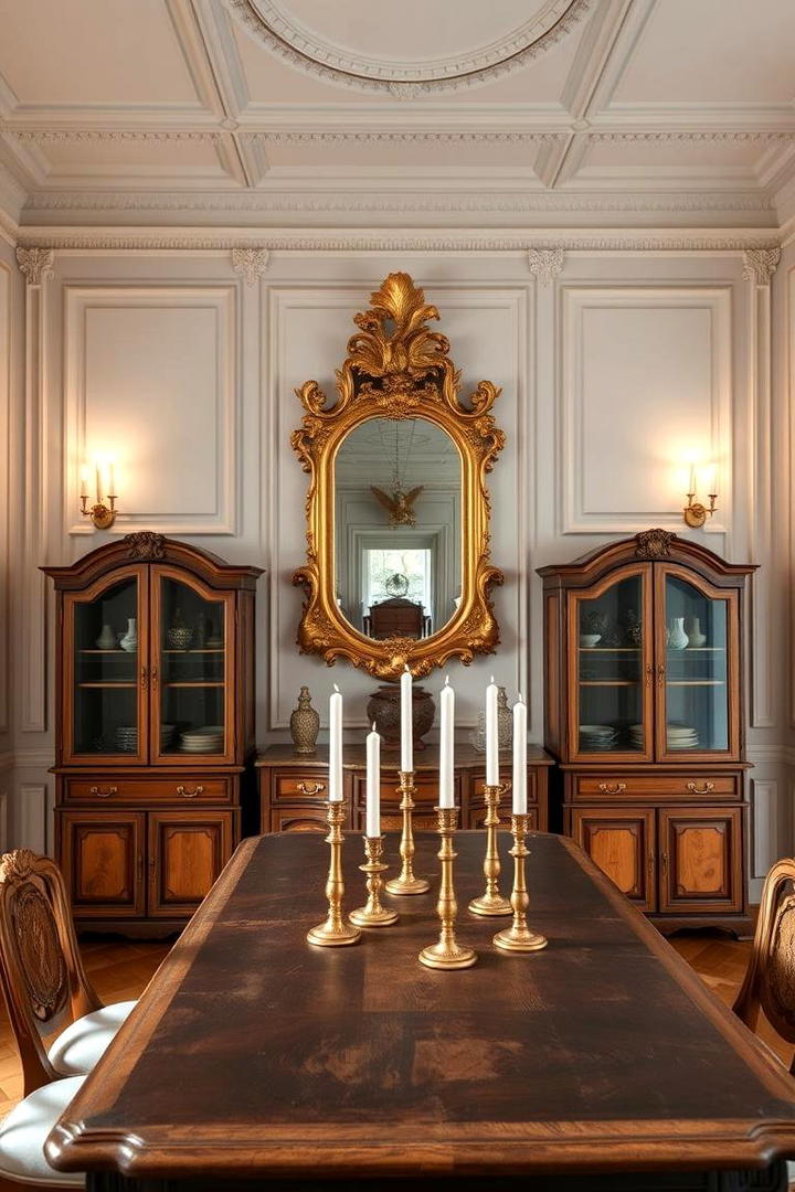 Classic French Detailing - 21 French Country Dining Room Ideas