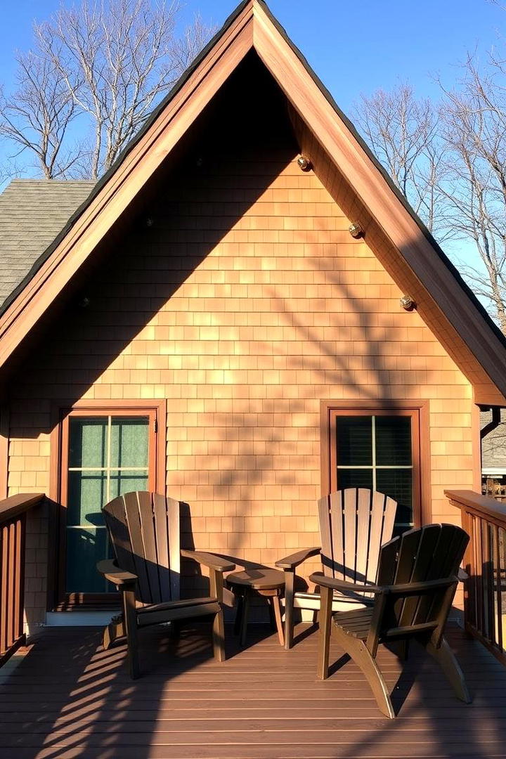 Classic Gable Elegance - 30 Deck Roof Ideas